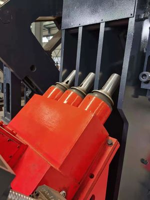 Elektrik İletim Çelik Kule için CNC Açı Delme Sondaj Makinesi Hattı