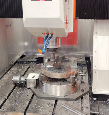 Freze Kılavuz Çekme Fonksiyonlu Flanş Metal Plaka Yüksek Hızlı CNC Delme Makinesi