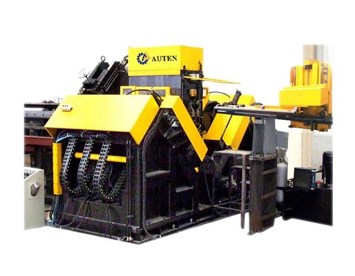 ADM2532 Model CNC açılı çelik masa delme işaretleme makinesi PLC motoru 40mm Max delme