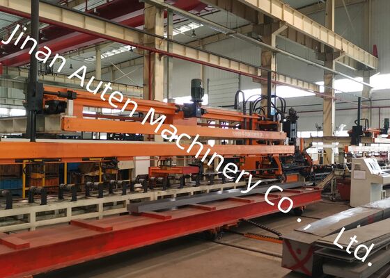 Ağır Hizmet Araç İçin 4-9mm Plaka Kalınlığı Cnc Otomatik Sac Delme İşleme Hattı