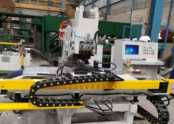 Cnc Plate Punching Marking And Drilling Machine With Φ50mm Drilling Capacity (CNC plaka delme işaretleme ve sondaj makinesi, Φ50mm sondaj kapasitesi ile)