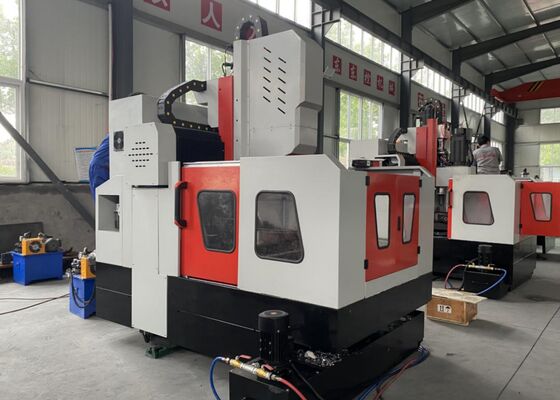 28mm T-Slot Genişliği CNC Plaka Borma ve freze makinesi 30mm Max. Borma çapı