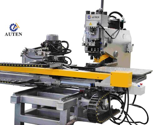 High-Efficiency CNC Plate Punching Marking And Drilling Machine With Φ50mm Drilling Capacity