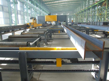 Yüksek Hızlı CNC H Kiriş Delme Üretim Makinesi Hattı Satış için