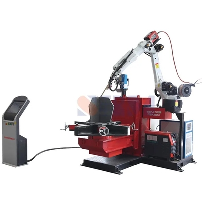 Yüksek hassasiyetli çelik yapısı kule ayak kaynak için kaynak robotu