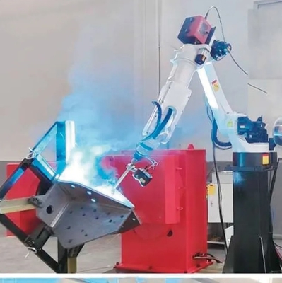 Yüksek hassasiyetli çelik yapısı kule ayak kaynak için kaynak robotu