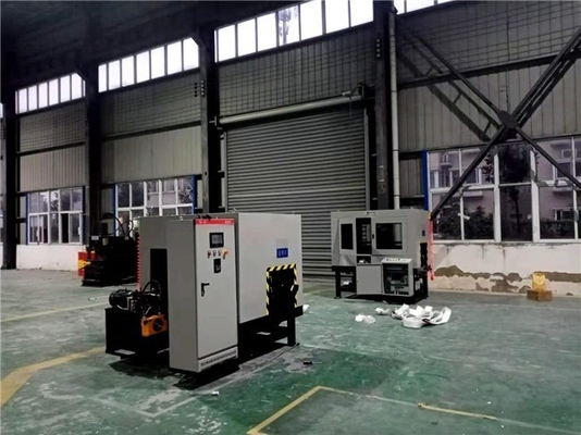 Auten otomatik açılı kök freze makinesi çelik kule endüstrisinde GQC250-2Q modeli