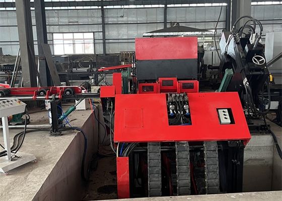 Yüksek Verimli Otomatik CNC Köşe Hattı Makinesi Büyük Boy Köşe Çeliği Delme ve Damgalama İçin