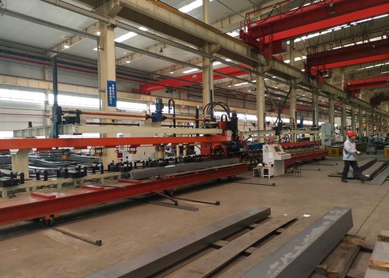 Ağır Görevli Araç Uzunluklı Çubuk Flat Plate CNC Punching Üretim hattı
