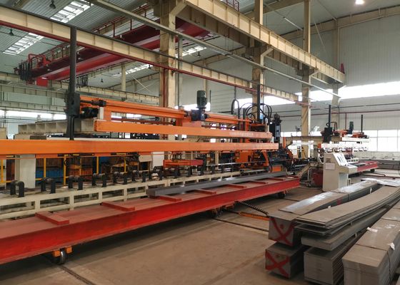 Ağır Görevli Araç Uzunluklı Çubuk Flat Plate CNC Punching Üretim hattı