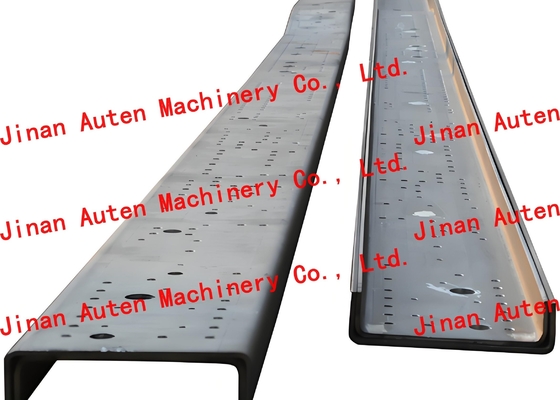 120 ton nominal kuvvetli CNC plaka delme üretim hattı 25 Kamyon düz kiriş için modüller