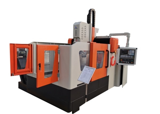 2000x1600mm İş parçasının boyutu CNC Plate Flange Borma Makinesi 28mm T yuvası genişliği