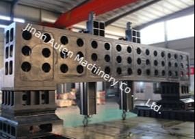100mm Portal Yüksekliği Yüksek Performanslı CNC Plaka Delme Makinesi 22kw Servo İş Mili Motor Gücü