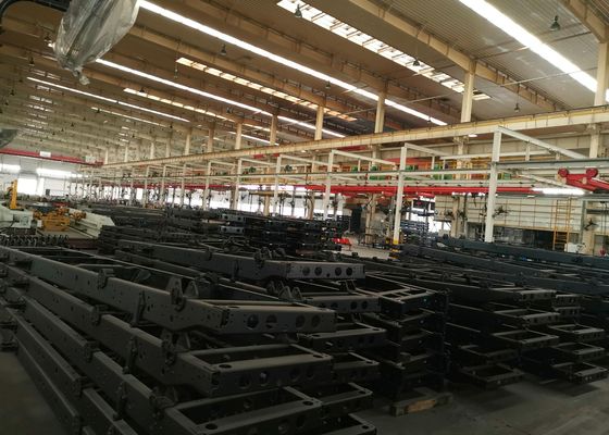 1200KN Nominal Kuvvet Otomobil Boyuna Kiriş Düz Plaka CNC Zımbalama Makinesi Hattı 3-6MM Kalınlık