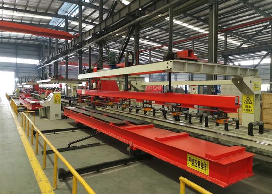 1200KN Nominal Kuvvet Otomobil Boyuna Kiriş Düz Plaka CNC Zımbalama Makinesi Hattı 3-6MM Kalınlık