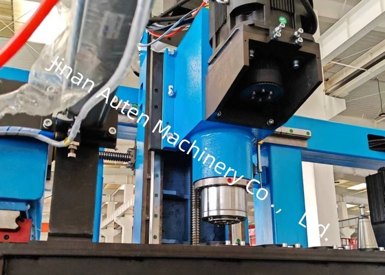 2 KW Servo Motor Borlama Girdi CNC H-Döşeme Borlama Kesme ve Tapping Makine hattı 500 × 500mm Boyut