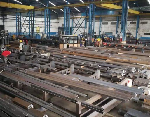 Çelik İşleri İçin Servo Tahrikli CNC Açılı Delme Markalama ve Kesme Hattı