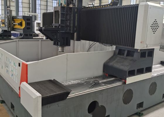 11KW Servo Spindle Motor Power Gantry Flanş Yaprak Metal için CNC Borma Makinesi