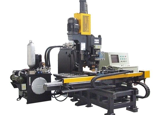 3.2×3×1.9m Genel Boyut CNC Plaka Zımbalama İşaretleme ve Delme Makinesi 3 Kalıp İstasyonu