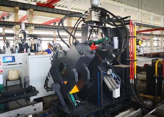 25x6.5x2.5m Overall Dimension CNC Punching Marking Cutting Machine Single Blade Cutting Mode