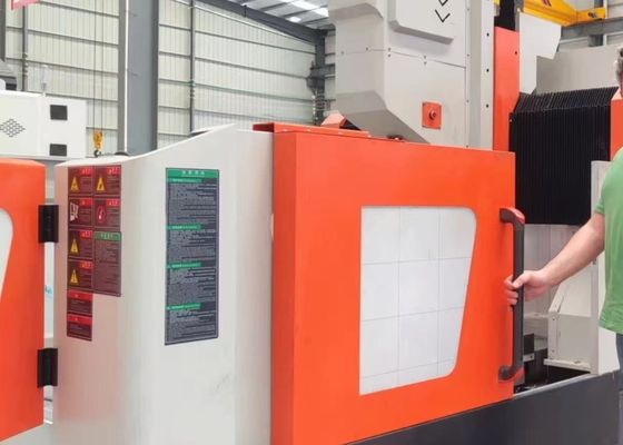 4000x3800x2800mm Genel Boyut Çalışma Masası Hareketli CNC Delme Makinesi 60mm Maksimum Delme Çapı