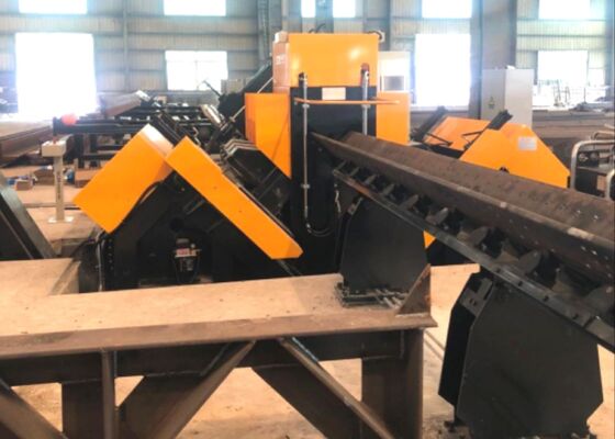 2000m/Min Cutting Speed Of Drill CNC Angle Steel Metal Drilling Machine 18 Character In Each Group