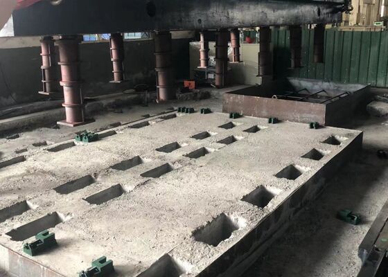 2500x2500mm Split CNC Gantry Drilling Milling Marking Machine 2x4.2kW Servo Motor Power