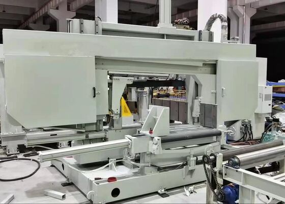 40mm İş Parçası Kalınlığı CNC 3D H Kiriş Delme Kesme Makinesi 55KW Güç