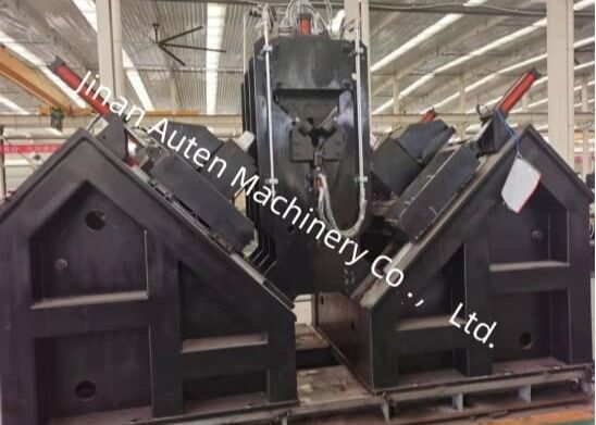 40m/Min açı besleme hızı Cnc Çelik metal delme makinesi hattı her tarafta 3pcs delme