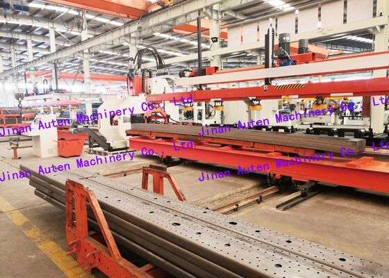 Commercial Vehicle Chassis Production CNC Punching Line For Automotive Beam Truck Frame Manufacturing