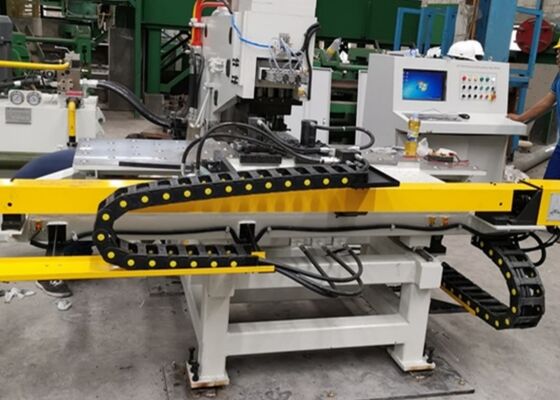 Çelik Yapı Fabrikasyonu CNC Hidrolik Plak Patlama Makinesi İnşaat Çelik Plak İşleme
