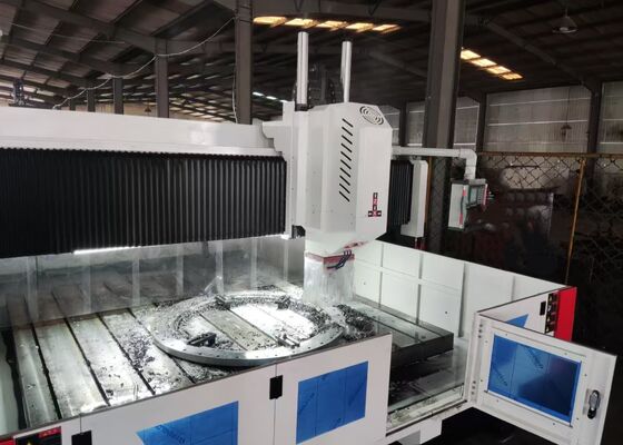 Petrokimya Ekipman İmalatı Gemi İnşa Endüstrisi için CNC Otomatik Takım Değiştirme Sondaj Makinesi