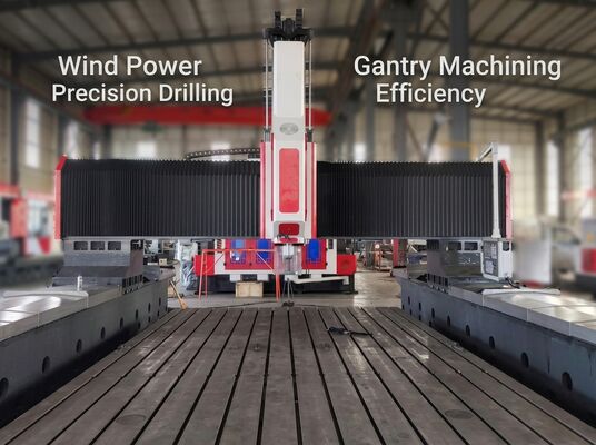 Rüzgar Enerji Üretimi Endüstrisine Uygulanabilir CNC Gantry Borma Makinesi Modeli PHD4080
