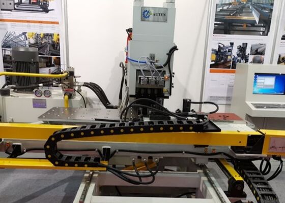 Çelik Yapı Endüstrisine Uygulanan Cnc Plaka Delme Makinesi 800/1200KN Markalama Kuvveti