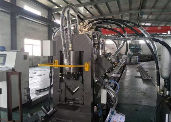 Büyük ölçekli üretim bileşenleri Cnc Flat Steel Channel Steel Punching Typing Machine 3 Eksen