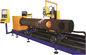 3 Eksen CNC Boru Kesme Makinesi Yuvarlak Çelik Boruları Yüksek Hassasiyetle Kesiyor