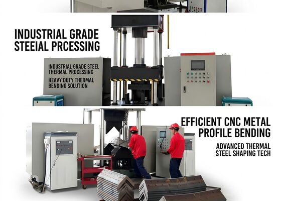 Model HQ250-700 CNC Thermal Heating And Bending Machine For Angle Steel Tower Industry