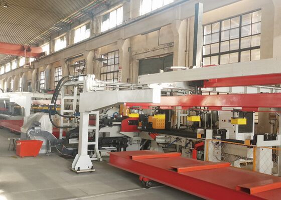 İnşaat Araçları Kullanılan CNC Hafif Kamyon Plak Çubuk Çakma Yaprak Metal İşleme hattı