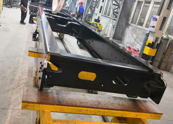 İnşaat Araçları Kullanılan CNC Hafif Kamyon Plak Çubuk Çakma Yaprak Metal İşleme hattı