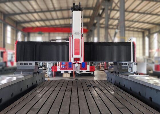 Model PHD4080 Gantry-Type Moving CNC Drilling Milling Machine Used For Heat Exchanger