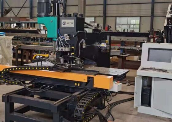 50mm Max Borma Diametresi Çelik Plak Bileşenleri için Cnc Plak Punçlama Makinesi