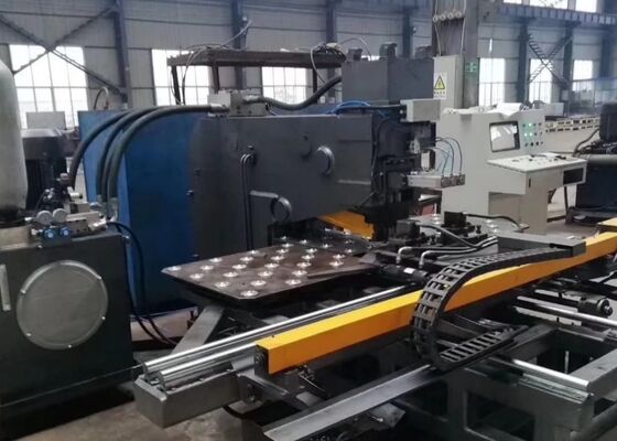 50mm Max Borma Diametresi Çelik Plak Bileşenleri için Cnc Plak Punçlama Makinesi