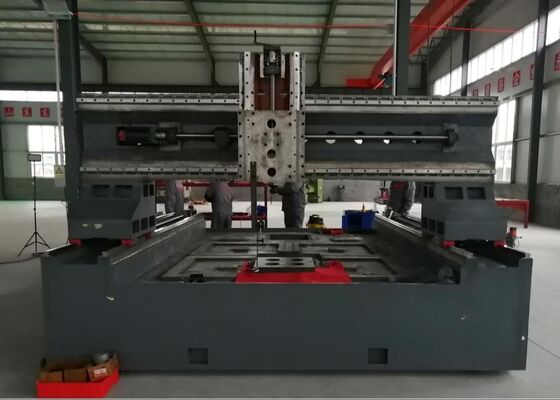 Sıcaklık Değiştiricileri Kullanılan Cnc Plate Borma Makinesi 20/30KW Servo Spindle Motor Gücü