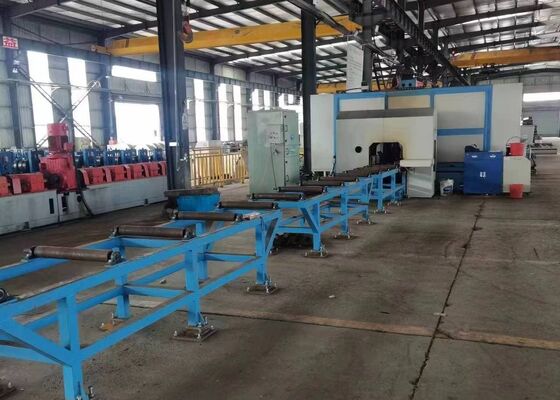 Köprü İnşaat Endüstrisi Kanal Çelik için CNC Çubuk Borulama ve Testere Makine Liniyası