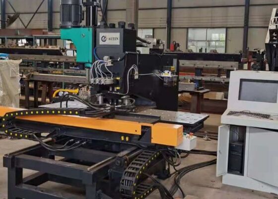 Cnc Plate Punching Marking And Drilling Machine With Φ50mm Drilling Capacity (CNC plaka delme işaretleme ve sondaj makinesi, Φ50mm sondaj kapasitesi ile)