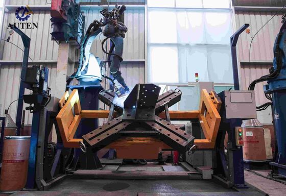Çift Pozisyonlayıcı ve Beş Eksenli Portal ile İletim Kulesi Kaynağı Sağlayan Robot Kaynak Makinesi