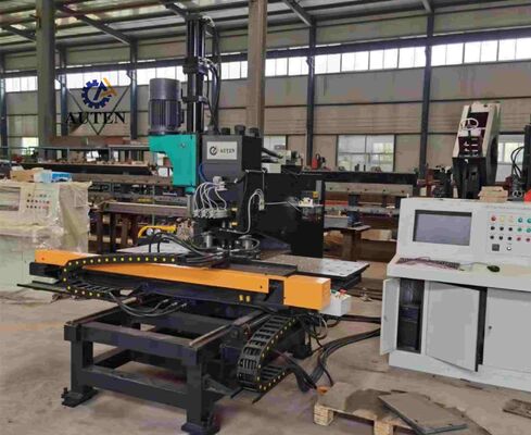 Yüksek Hızlı CNC Plaka Delme Markalama Delme Makinesi Entegre İşlemeli