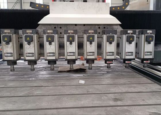 CNC Sieve Plate Drilling Machine 13pcs Vertical Sliding Ram Drilling Power Head