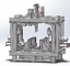 Çelik Yapı Endüstrisinde Kullanılan Çok Fonksiyonlu CNC H Kiriş Delme ve Şerit Testere Makinası Hattı