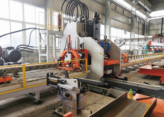 1200KN Nominal Kuvvet CNC Kamyon Kiriş Plaka Zımbalama Makinesi Maksimum 750mpa Malzeme Çekme